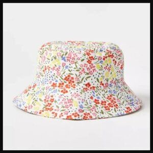 Ann Taylor Loft Floral Bucket Hat Summer NWT